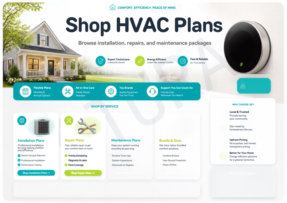 HVAC Services Catalog